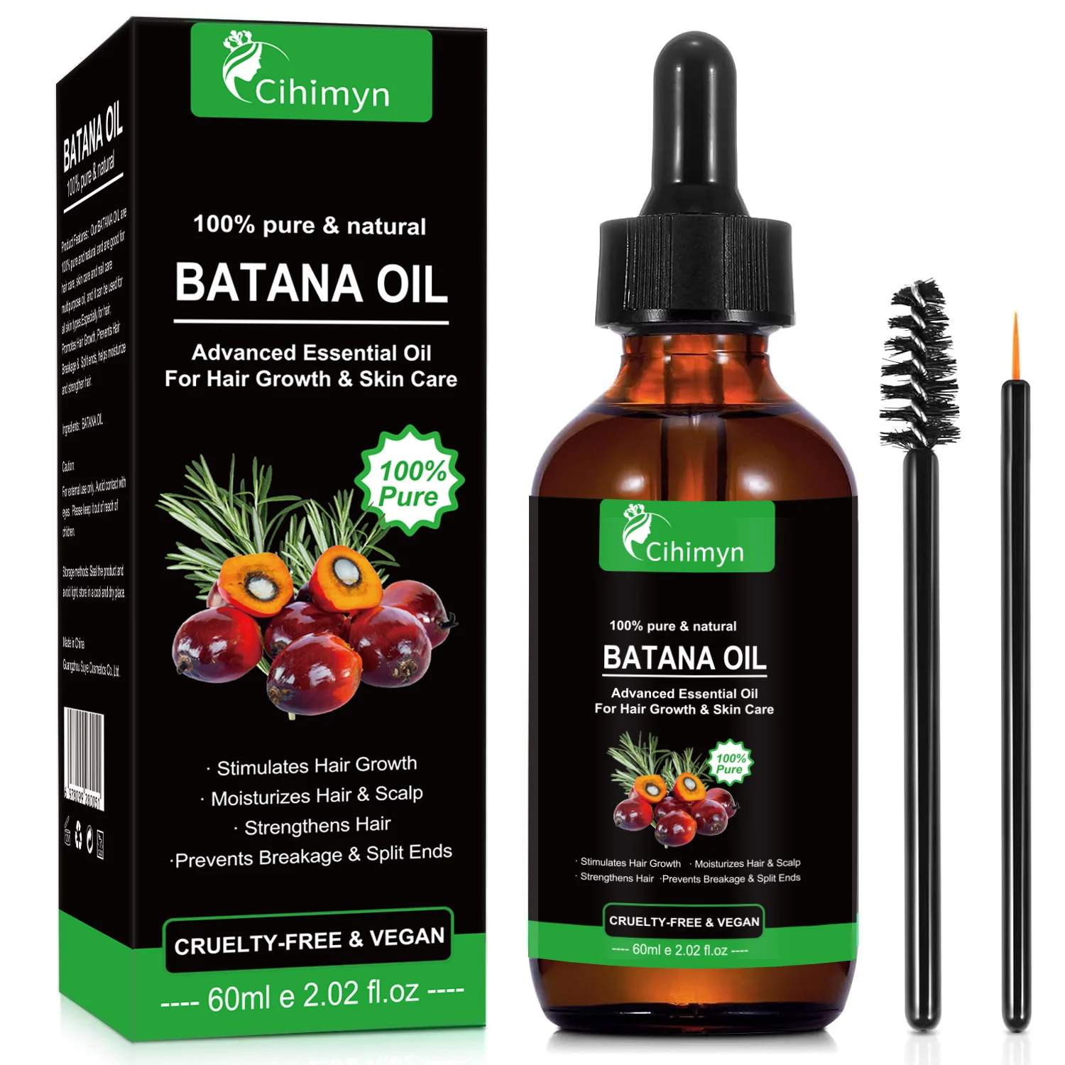 Batana Oil 100% Pure & Natural Hair Growth Serum - Moisturizes Scalp & Strengthens Hair 1 batana oil 100 pure natural hair growth serum sit 6fr3f6m9 desc 1