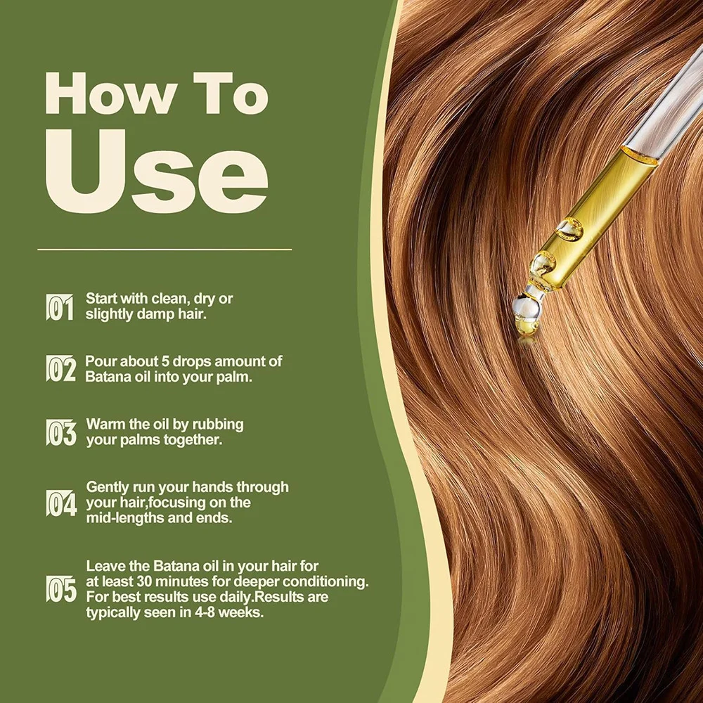 Batana Oil 100% Pure & Natural Hair Growth Serum - Moisturizes Scalp & Strengthens Hair 11 batana oil 100 pure natural hair growth serum sit 6fr3f6m9 desc 11