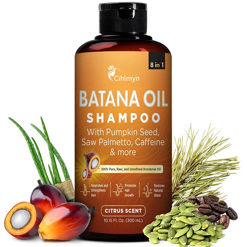 Batana Oil Shampoo 8-in-1 Hydrating Formula for Dry, Frizzy Hair Repair and Strengthening 1 batana oil 8in1 shampoo sit 9zn7m8jt desc 1
