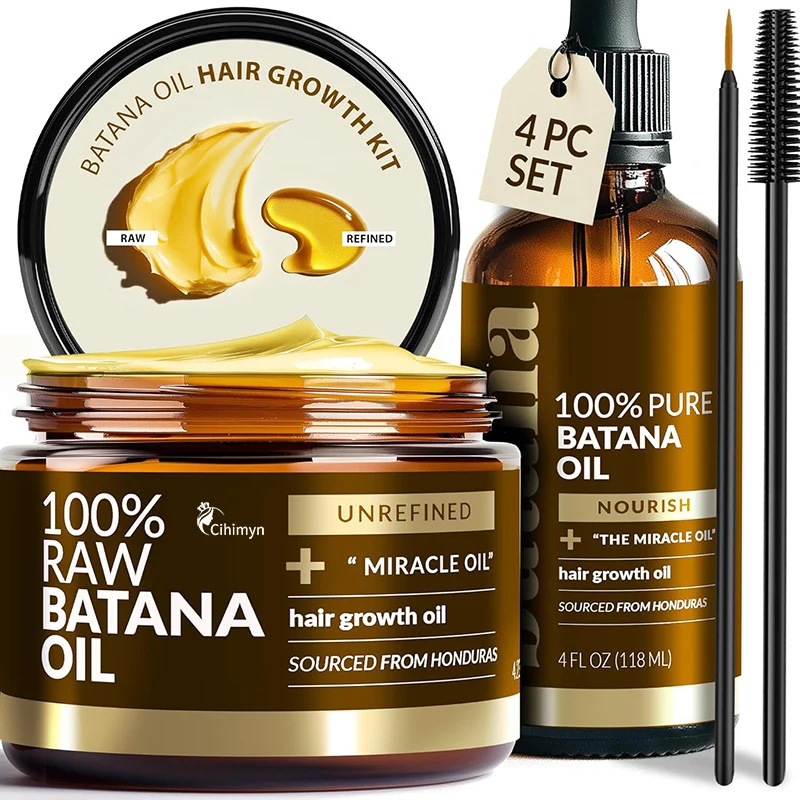 Batana Oil Hair Growth Kit - Deep Moisturizing & Repair Treatment for Thicker, Healthier Hair 1 batana oil hair growth kit sit h4u9h22p desc 1