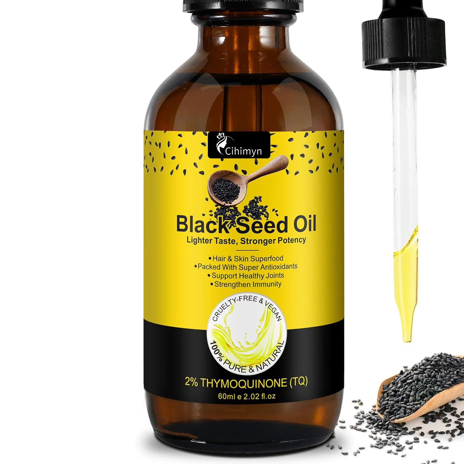 Black Seed Oil Drops Hair & Skin Superfood with 2% Thymoquinone 1 black seed oil drops hair skin superfood sit 3wcyssd4 desc 1