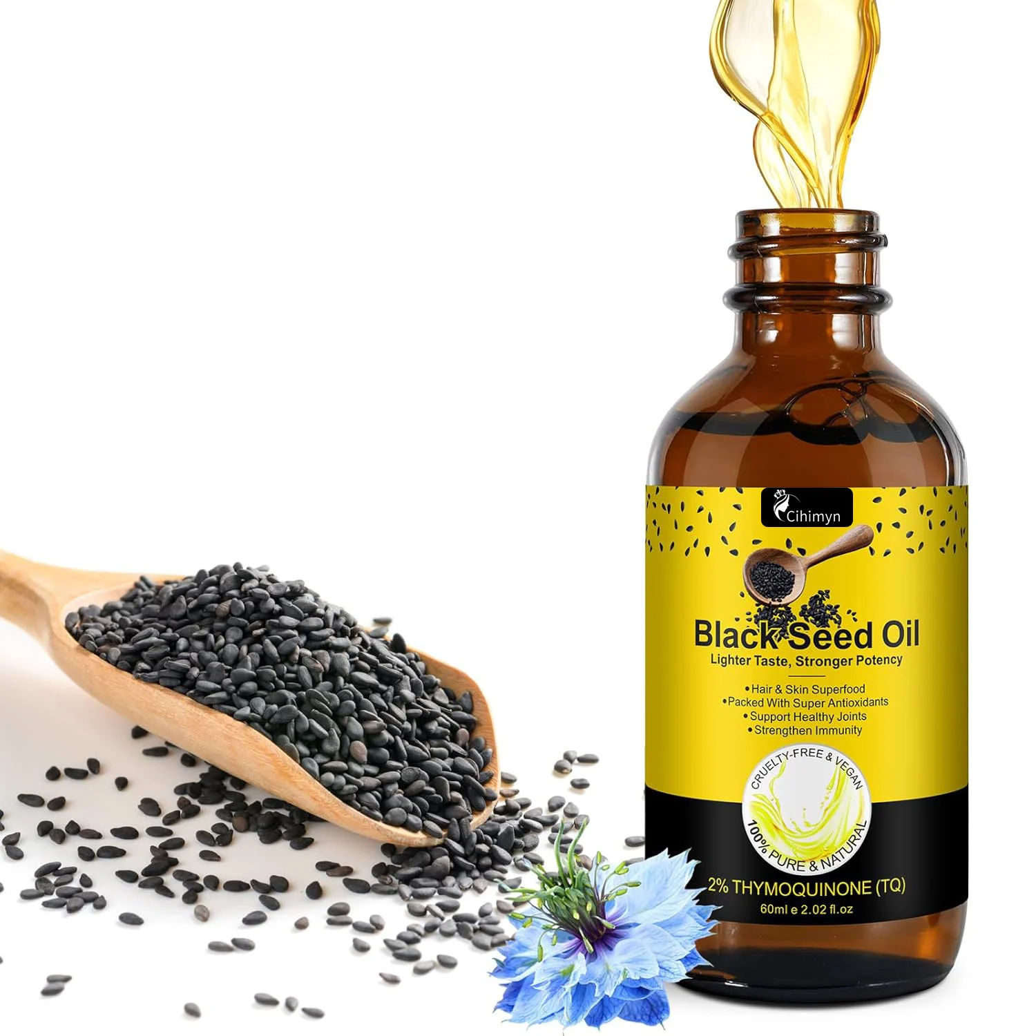 Black Seed Oil Drops Hair & Skin Superfood with 2% Thymoquinone 4 black seed oil drops hair skin superfood sit 3wcyssd4 desc 4