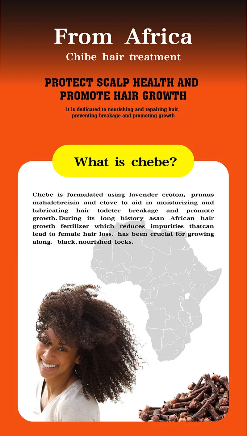 Chebe Hair Butter for Dry Frizzy Hair - Natural African Moisturizing Treatment 250g 2 chebe hair butter moisturizing treatment cih ynbm88n9 desc 2
