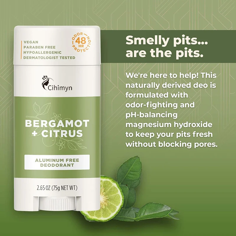 Deodorant Stick Antiperspirant, Long-Lasting Odor Control Gentle for Sensitive Skin, Aluminum-Free Vegan Formula, 75g 4 deodorant stick antiperspirant aluminum free vegan sit 6523ys88 desc 4