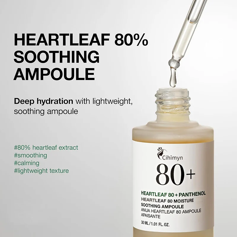 Heartleaf 80 Soothing Ampoule 30ml Deep Hydration Moisturizing Serum for Sensitive Skin 2 heartleaf 80 soothing ampoule 30ml sit sq2cf8hv desc 2