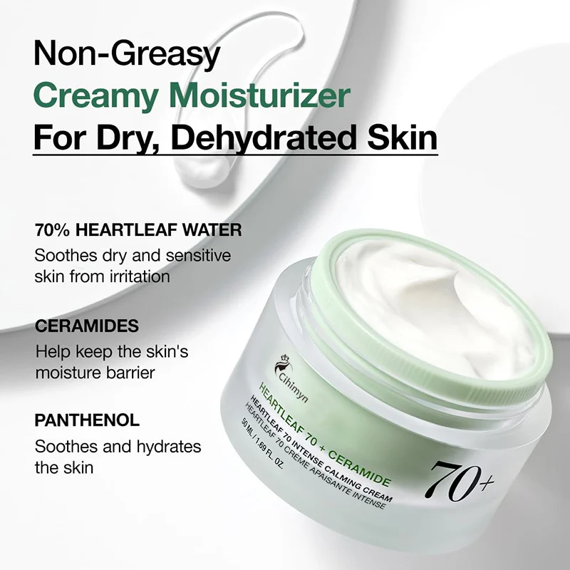 Heartleaf Ceramide Cream Intense Calming Moisturizer for Dry Sensitive Skin 50g 3 heartleaf ceramide cream intense calming moisturizer 50g sit 8sfjkevp desc 3