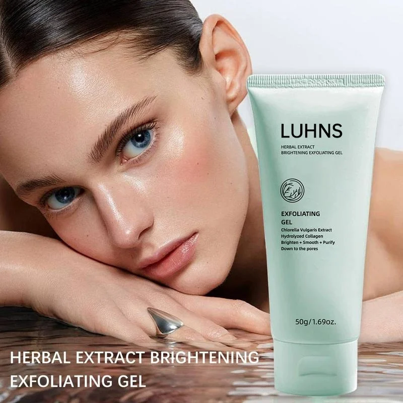 Herbal Brightening Exfoliating Gel 50g Deep Cleansing & Gentle Skin Polishing Gel for Smooth & Radiant Skin 1 herbal brightening exfoliating gel 50g sit sdt75gup desc 1