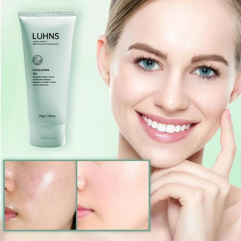 Herbal Brightening Exfoliating Gel 50g Deep Cleansing & Gentle Skin Polishing Gel for Smooth & Radiant Skin 3 herbal brightening exfoliating gel 50g sit sdt75gup desc 3