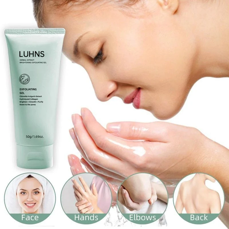 Herbal Brightening Exfoliating Gel 50g Deep Cleansing & Gentle Skin Polishing Gel for Smooth & Radiant Skin 4 herbal brightening exfoliating gel 50g sit sdt75gup desc 4