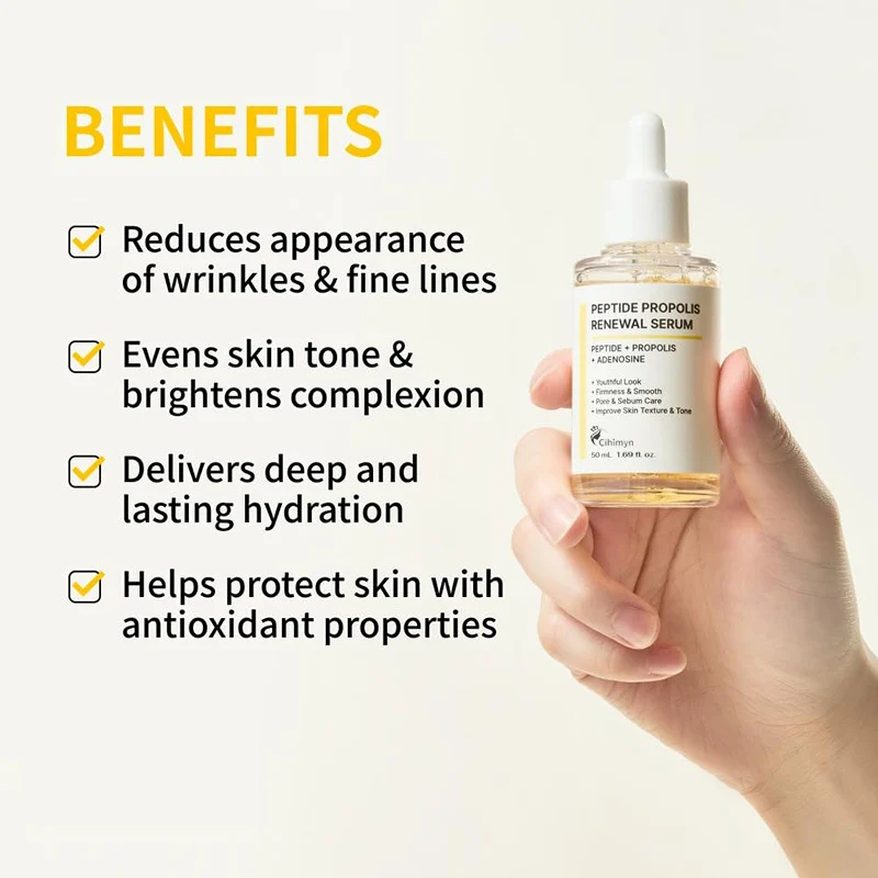 Hydrating Propolis Serum with Peptides 50ml Anti-Wrinkle Renewal Facial Treatment 3 hydrating propolis serum peptides 50ml sit td4myz69 desc 3