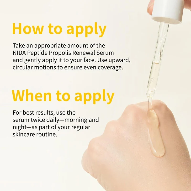 Hydrating Propolis Serum with Peptides 50ml Anti-Wrinkle Renewal Facial Treatment 6 hydrating propolis serum peptides 50ml sit td4myz69 desc 6