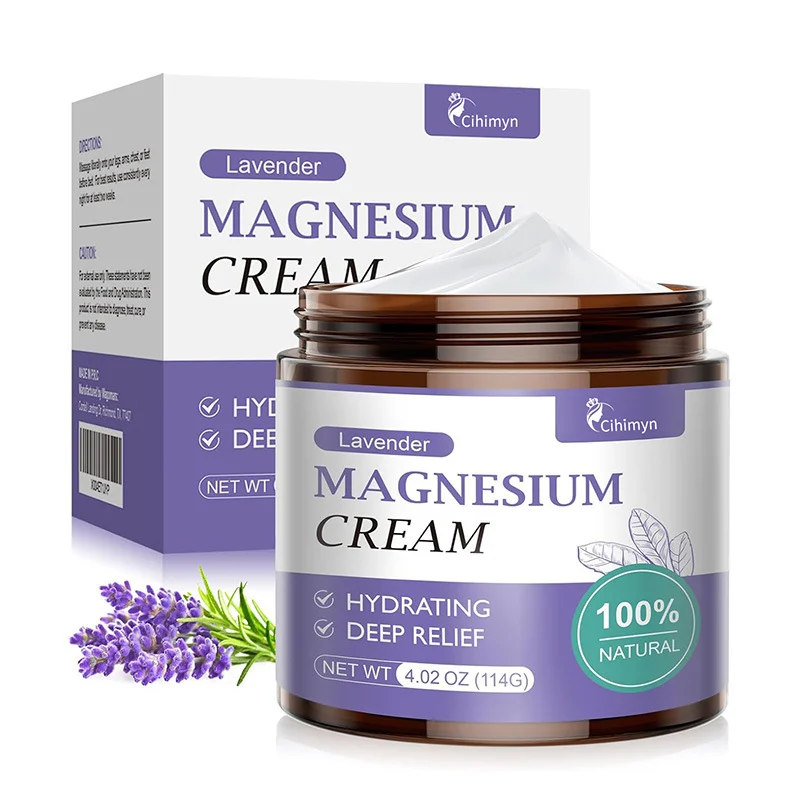 Lavender Magnesium Cream Hydrating Body Moisturizer for Nighttime Relaxation & Muscle Relief 6 lavender magnesium cream hydrating body moisturizer nighttime sit 87kfd9vd desc 6