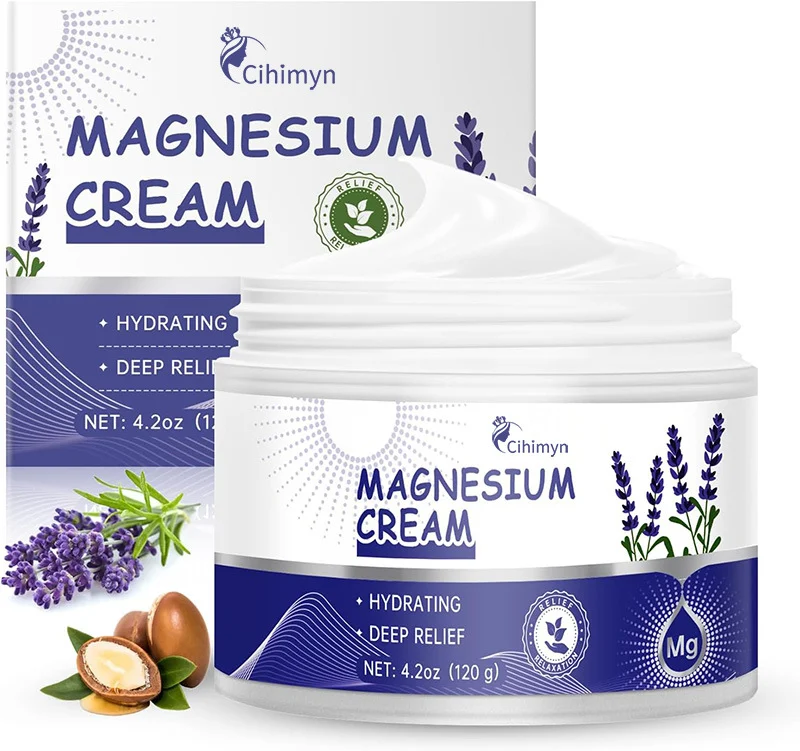 Magnesium Body Lotion for Sleep 120g - Hydrating Cream with Pure Magnesium for Achy Muscles & Deep Relaxation 7 magnesium body lotion sleep hydrating cream sit y9uc7742 desc 7