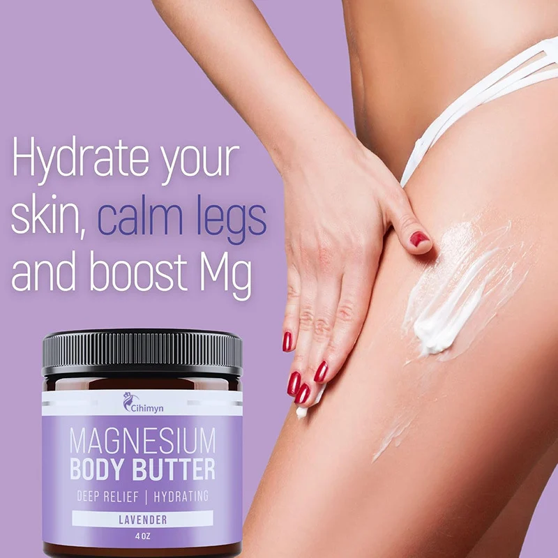 Magnesium Butter Sleep Cream Nighttime Body & Face Moisturizer 1% Sea Salt Magnesium Chloride 2 magnesium butter sleep cream nighttime body face moisturizer sit sa47q2hr desc 2