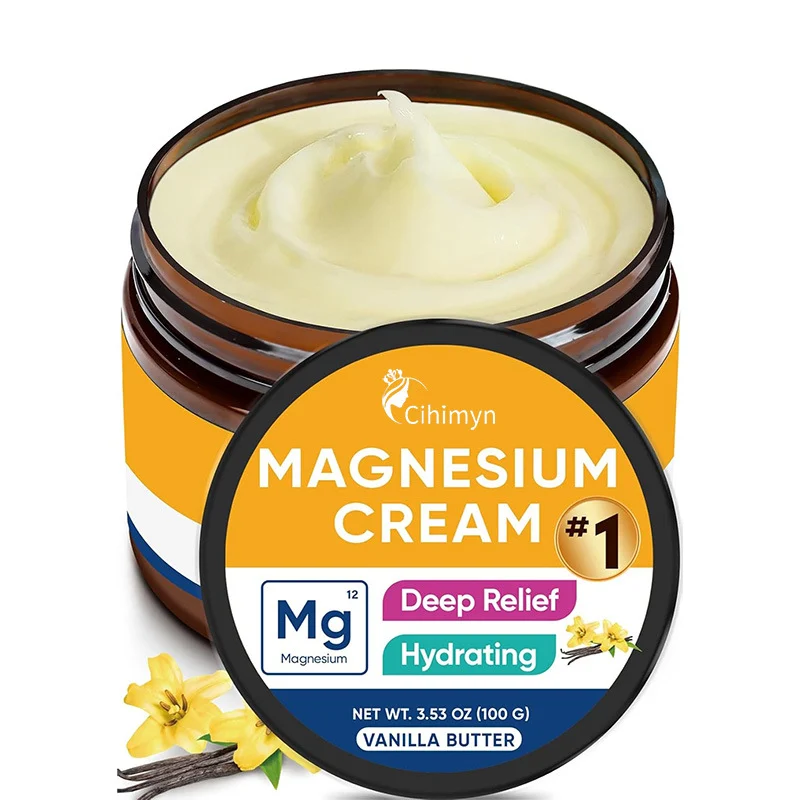 Magnesium Cream for Pain Relief & Sleep Support, 100g Soothing Muscle & Joint Cream with Shea Butter & Hyaluronic Acid 9 magnesium cream pain relief sleep support sit zmf3jvj8 desc 9
