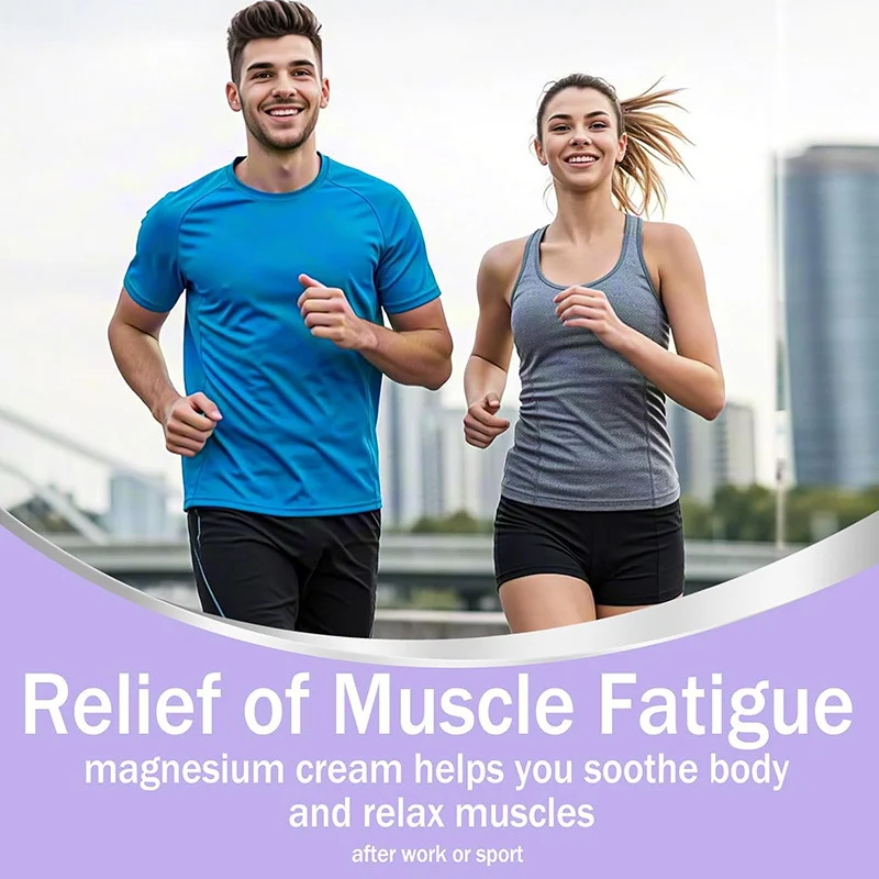 Magnesium Relief Cream Moisturizing Body Care for Muscle Relaxation & Sleep Support 120g 4 magnesium relief cream muscle relaxation sleep support sit 99cck4xn desc 4