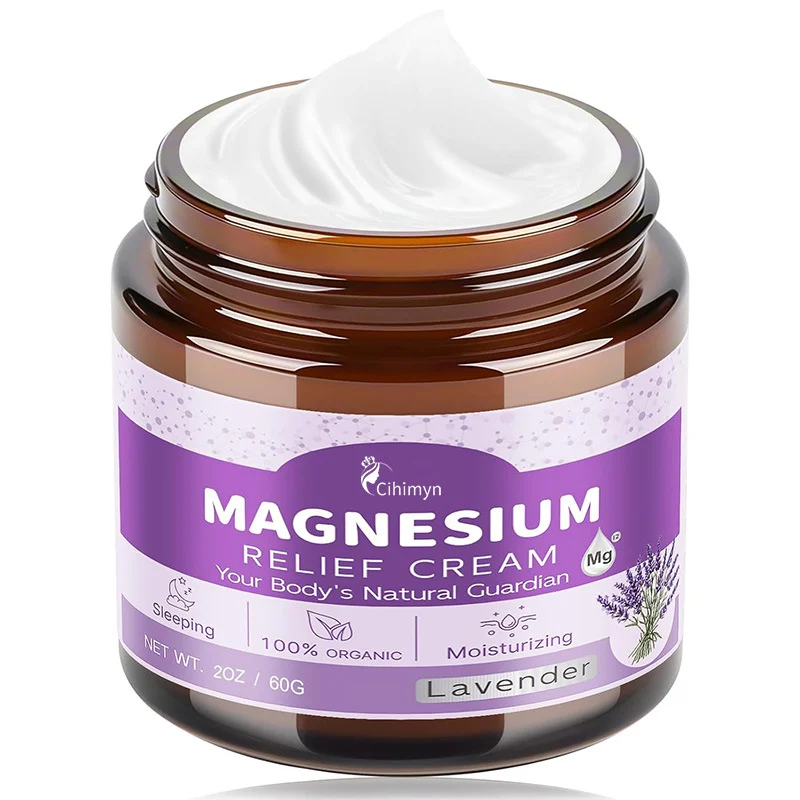 Magnesium Relief Cream Moisturizing Body Care for Muscle Relaxation & Sleep Support 120g 7 magnesium relief cream muscle relaxation sleep support sit 99cck4xn desc 7
