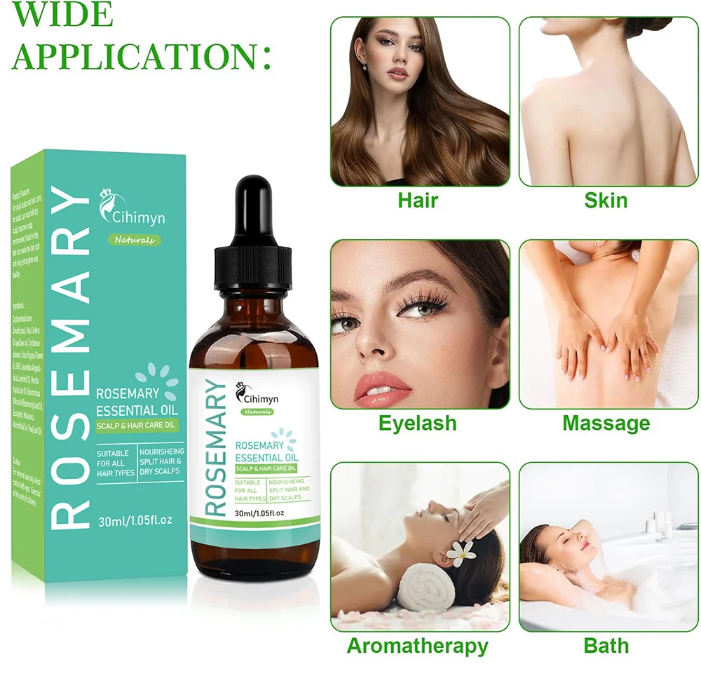 Rosemary Essential Oil for Hair Growth, Scalp Nourishing & Hair Care 30ml 10 rosemary essential oil hair growth 30ml sit xxvf67uk desc 10