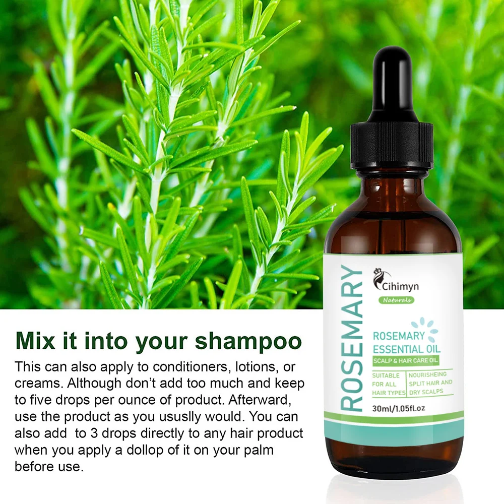Rosemary Essential Oil for Hair Growth, Scalp Nourishing & Hair Care 30ml 3 rosemary essential oil hair growth 30ml sit xxvf67uk desc 3