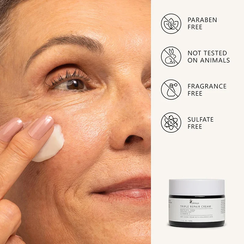 Triple Repair Face Cream Moisturizer Firming Hydration Anti-Aging Peptide 5 triple repair face cream moisturizer firming hydration anti aging peptide sit 2vh2tqw6 desc 5