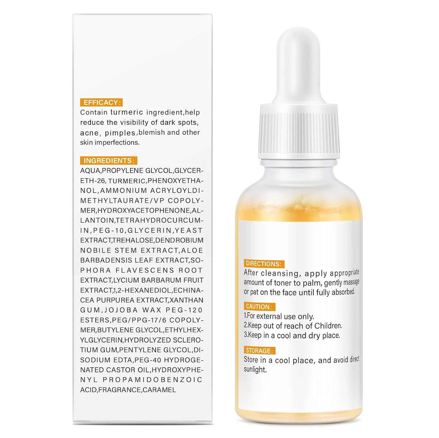 Turmeric VC Serum Hydrate Glow Brighten Tighten Skin 30ml 9 turmeric vc serum hydrate glow brighten tighten skin 30ml sit wt57rpcc desc 9