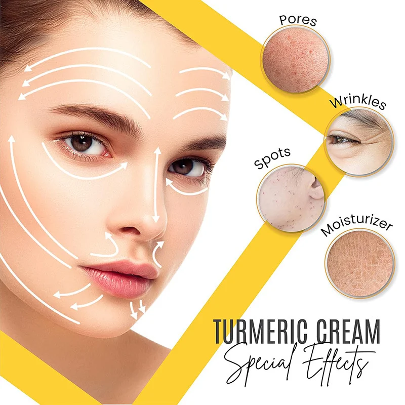 Turmeric Vitamin C Face Cream Anti-Oxidant Moisturizing Oil Control Brightening 4 turmeric vitamin c face cream anti oxidant moisturizing sit brreff9k desc 4