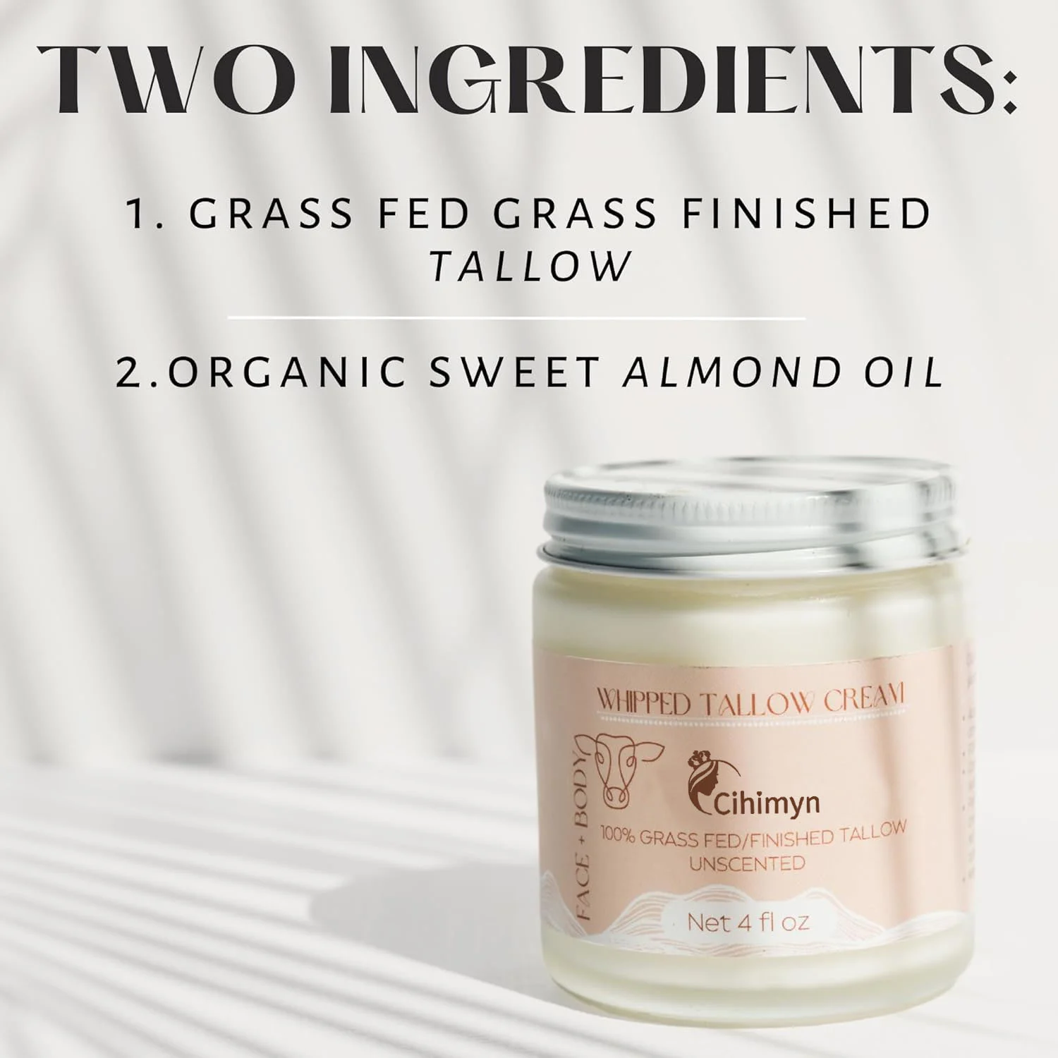 Whipped Tallow Balm Hydrating Moisturizing Face & Body Cream 1 whipped tallow balm hydrating moisturizing face body cream sit 6g64p3fm desc 1